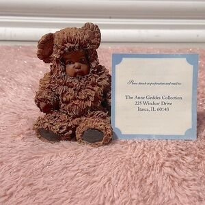 Anne Geddes "From Small Beginnings Come Great Things" 1998 Bear Figurine